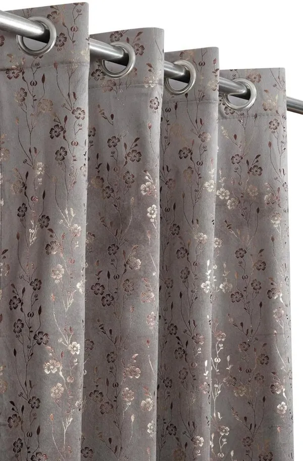 Velvet_Eyelet_Curtain_With_Elegant_Foil_Flower_Print_Pack_Of_2
