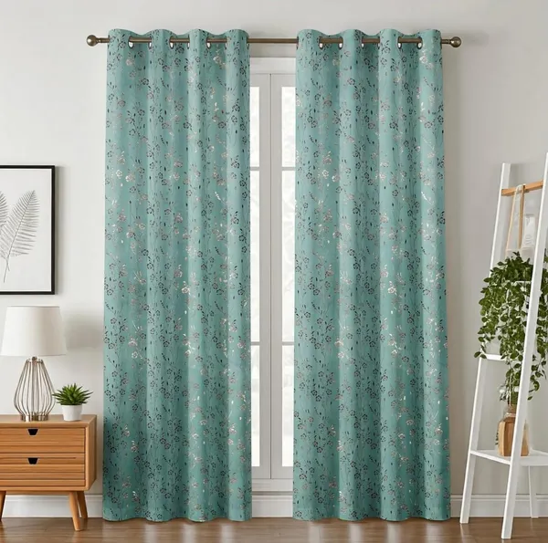 Velvet_Eyelet_Curtain_With_Elegant_Foil_Flower_Print_Pack_Of_2
