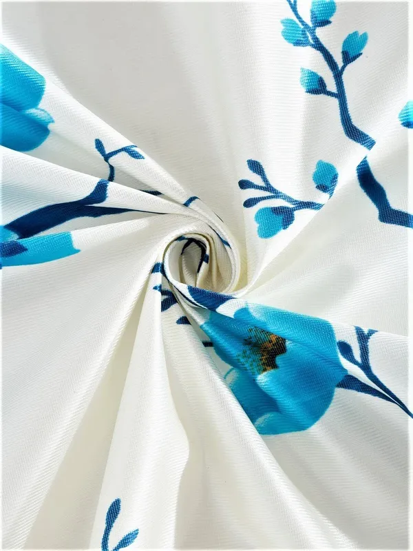 Flower_Printed_Eyelet_Curtain_Pack_Of_1