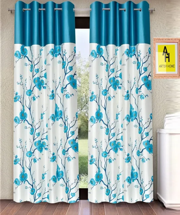 Beautiful_Rose_Branch_Designer_Curtain_Pack_Of_2