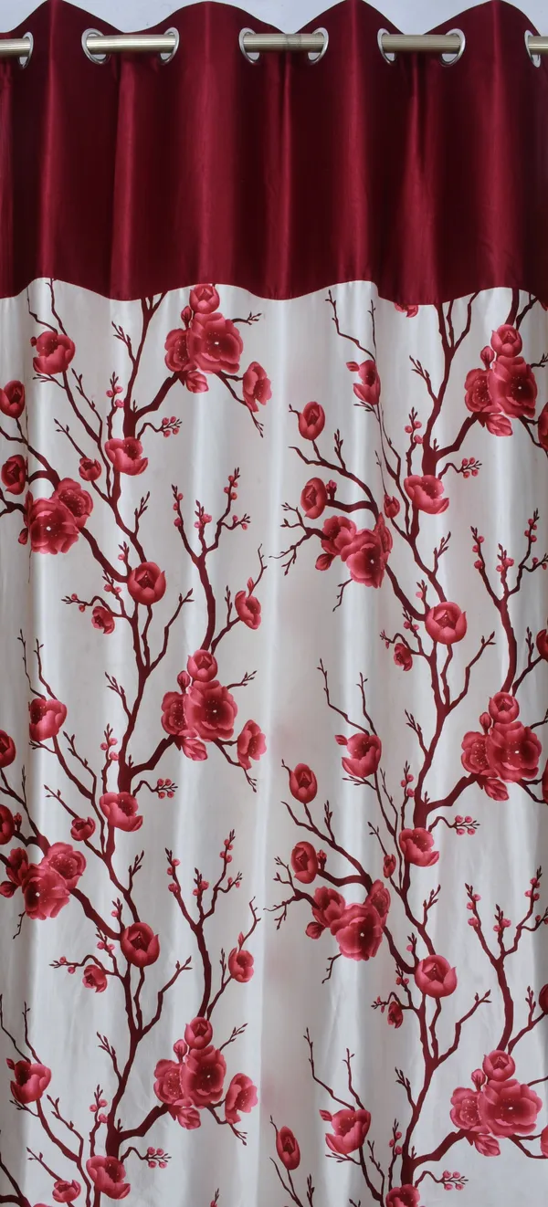 Beautiful_Rose_Branch_Designer_Curtain_Pack_Of_2