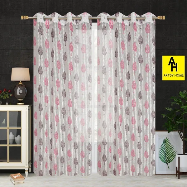Tree_Printed_Tissue_Net_Transparent_Curtains_For_Living_Room_Pack_Of_2