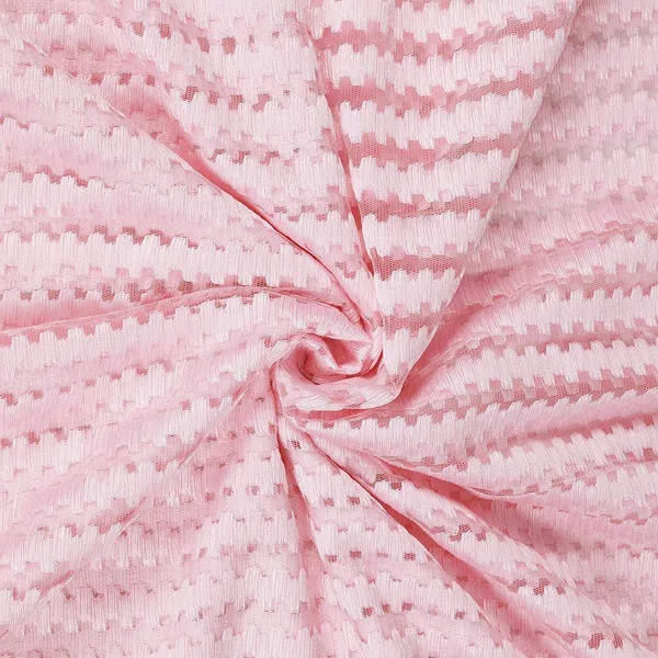 100%_Heavy_Quality_Imported_Tissue_Net_Fabric_Curtains_Set_Of_2