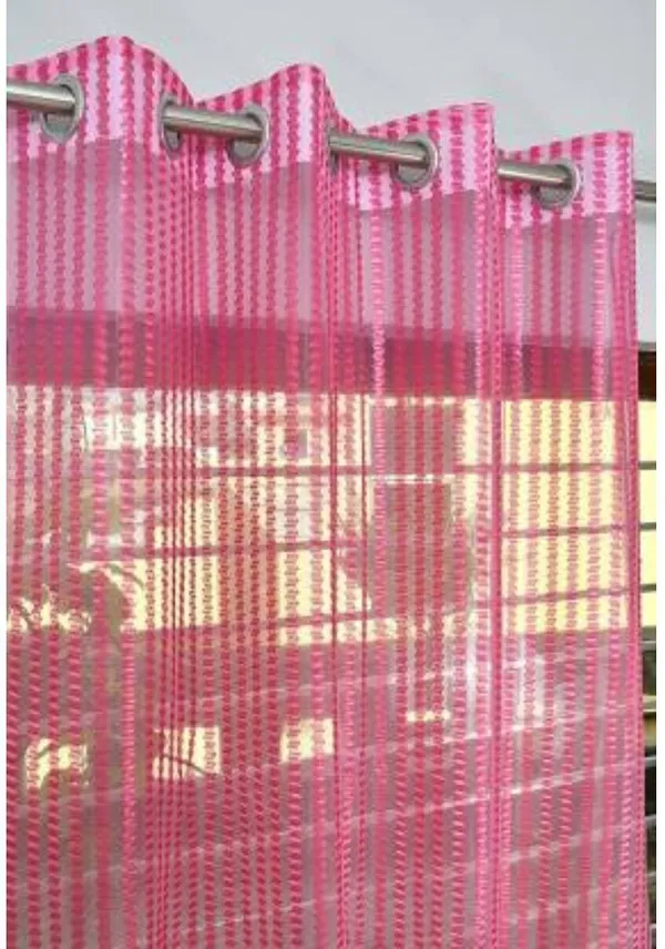 100%_Heavy_Quality_Imported_Tissue_Net_Fabric_Curtains_Set_Of_2