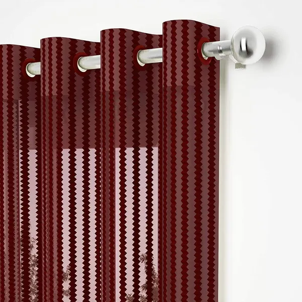 100%_Heavy_Quality_Imported_Tissue_Net_Fabric_Curtains_Set_Of_2