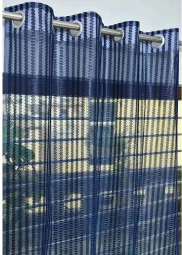 100%_Heavy_Quality_Imported_Tissue_Net_Fabric_Curtains_Set_Of_2