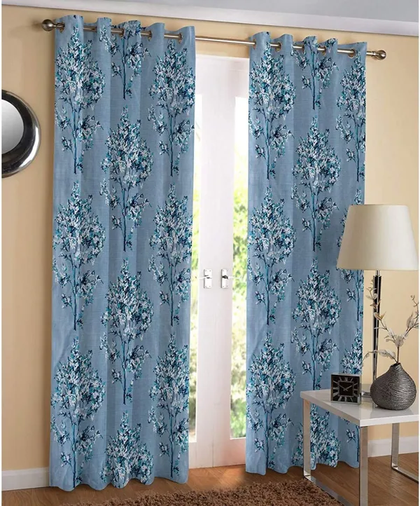 Attractive_Digital_Tree_Jhad_Printed_Polyester_Curtains_Set_Of_2