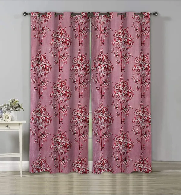 Attractive_Digital_Tree_Jhad_Printed_Polyester_Curtains_Set_Of_2