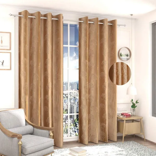 Tree_Punching_Set_Of_2_Polyester_Eyelet_Curtains