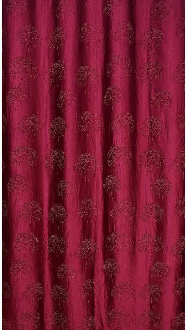 Tree_Punching_Set_Of_2_Polyester_Eyelet_Curtains