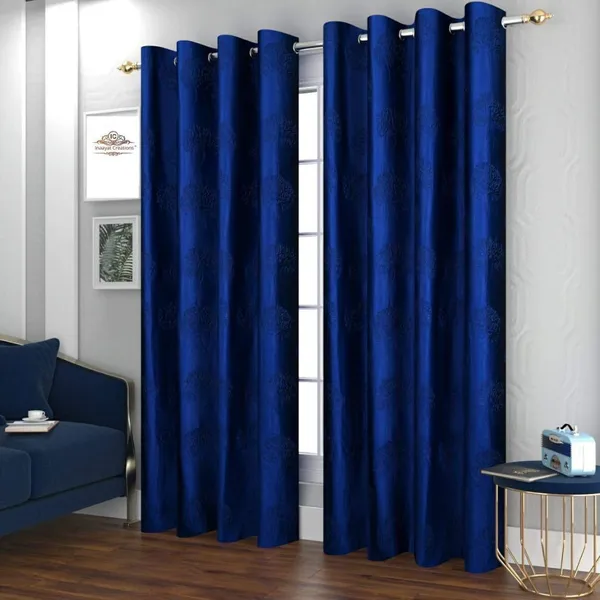 Tree_Punching_Set_Of_2_Polyester_Eyelet_Curtains