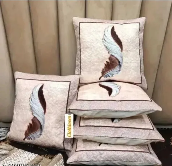 Beige_And_Multicolor_Artsy_Home_Velvet_Cushions_Cover_Pack_Of_5