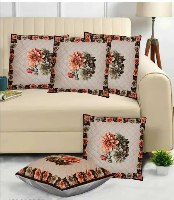 Green_And_Orange_Artsy_Home_Velvet_Cushions_Cover_Pack_Of_5