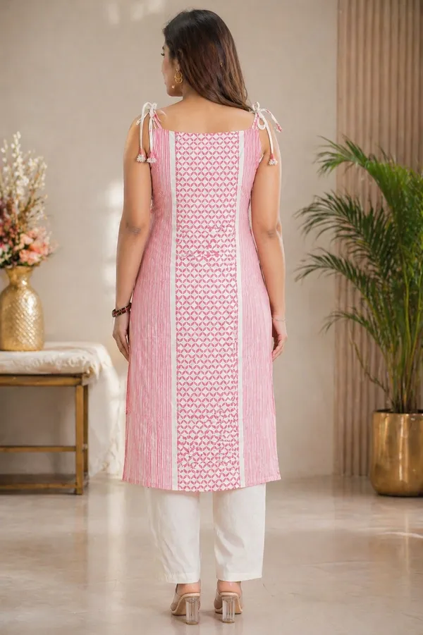 Pink_Striped_Cotton_Salwar_Suit_Set_For_Women