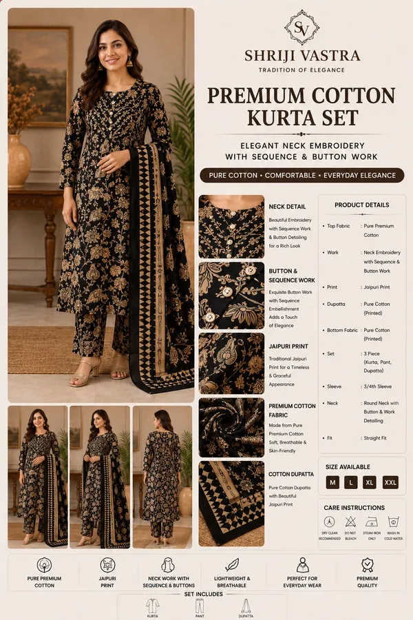 Black_Printed_Kurta__Set_And_Matching_Dupatta