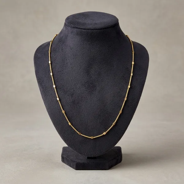Elegant_Gold-Tone_Bar_Link_Chain