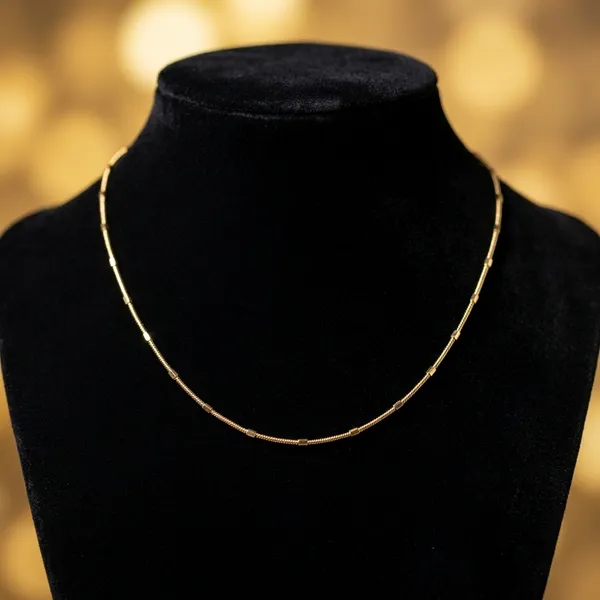 Elegant_Gold-Tone_Bar_Link_Chain