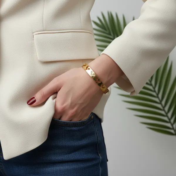 Sparkling_Heart_Gold_Bracelet