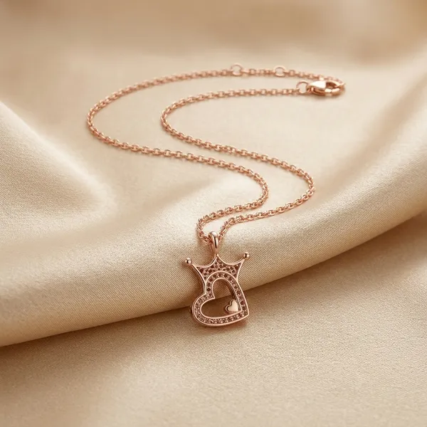 Elegant_Rose_Gold_Crowned_Heart_Chain