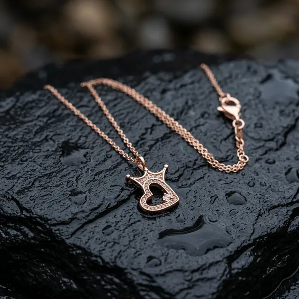 Elegant_Rose_Gold_Crowned_Heart_Chain