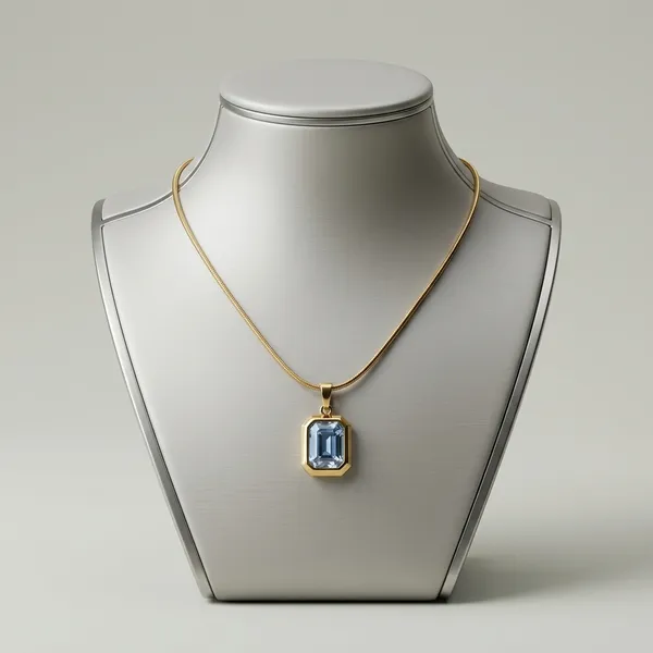 Emerald-Cut_Crystal_Gold_Pendant_Chain