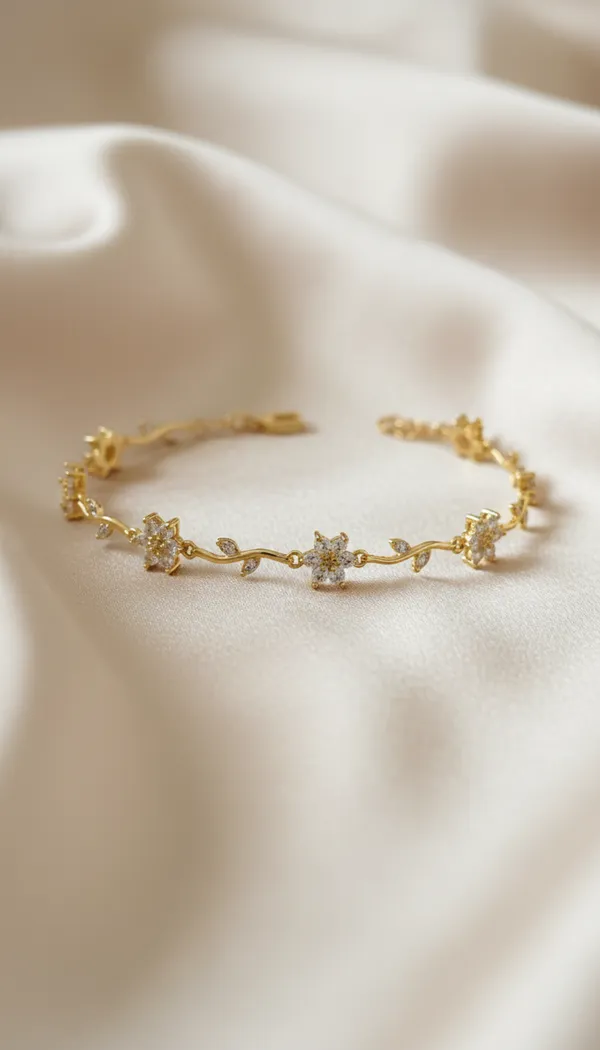 Gilded_Garden_Vine_Tulip__Bracelet