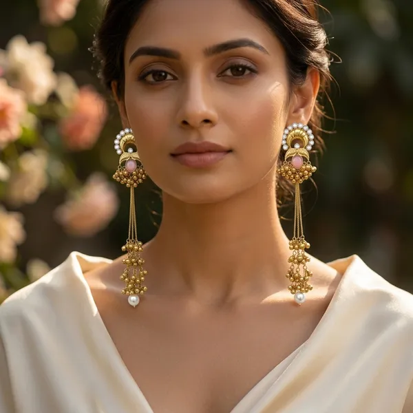 Kashmiri_Earrings_Gold-Plated_Pink_Stone_Earrings_for_Ethnic_Occasions