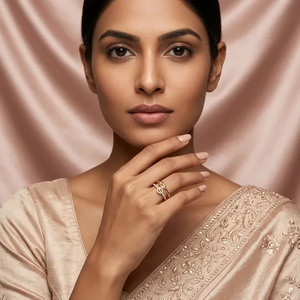 Golden_Triple-Band_Sparkle_Ring