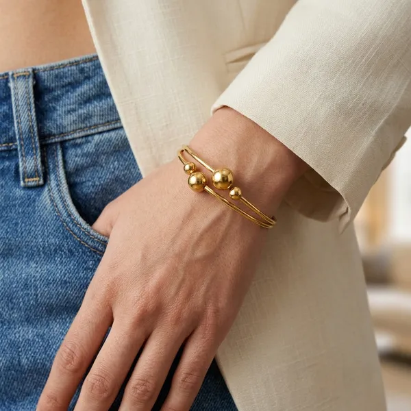 Gold_Plated_Bracelet_Geometric_Bead_Bangle