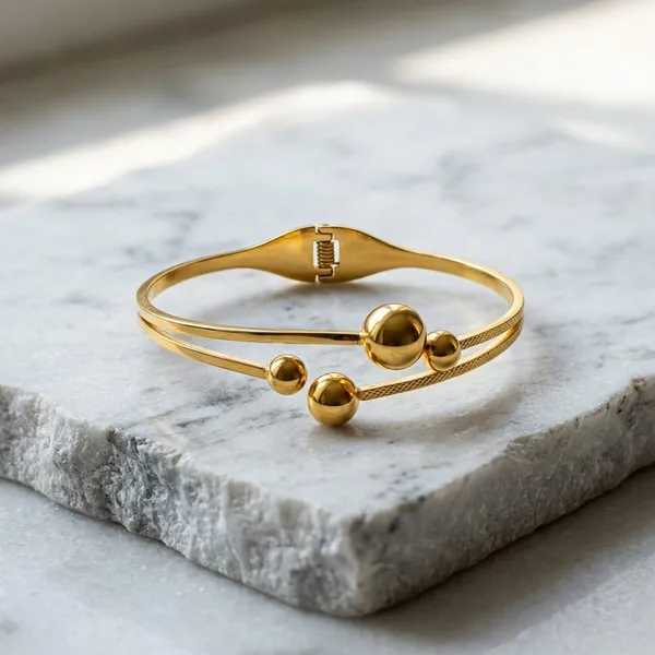 Gold_Plated_Bracelet_Geometric_Bead_Bangle