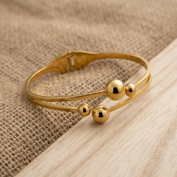 Gold_Plated_Bracelet_Geometric_Bead_Bangle