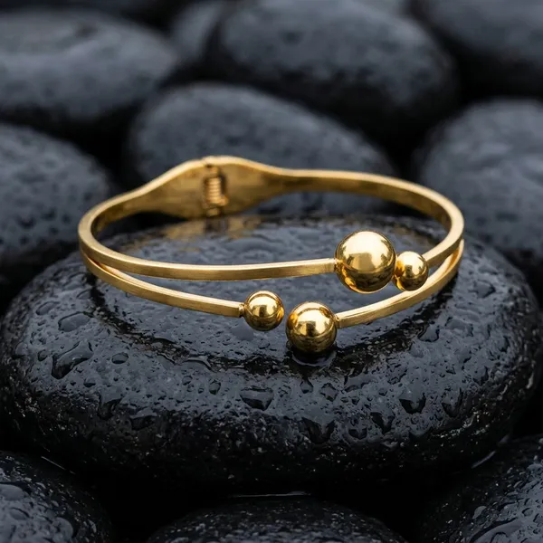 Gold_Plated_Bracelet_Geometric_Bead_Bangle
