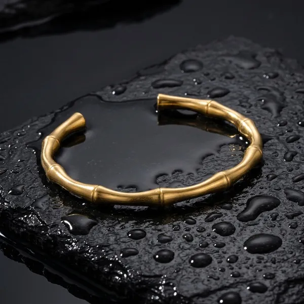 Minimalist_Gold_Bamboo_Cuff_Bracelet_for_Women_�??_Open_Adjustable_Luxury_Bangle_Bracelet