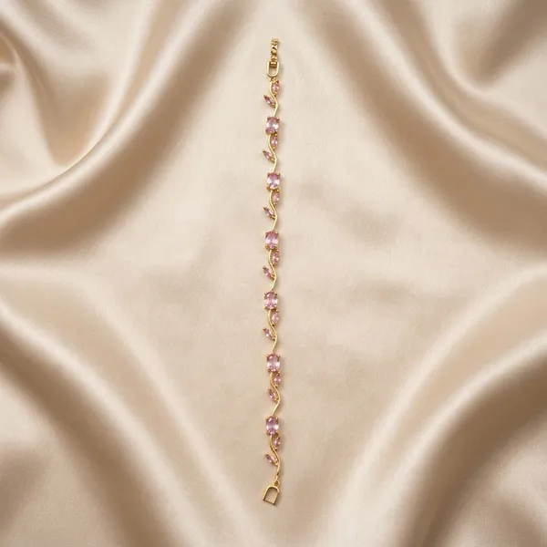 Neofashy_Blush_Crystal_Vine_Gold_Bracelet_for_Women