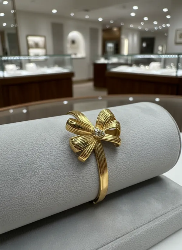 Golden_Bow_Ribbon_Bracelet