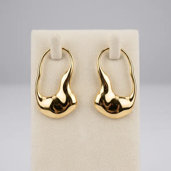Aura_Sculptural_Molten_Gold_Drop_Earrings
