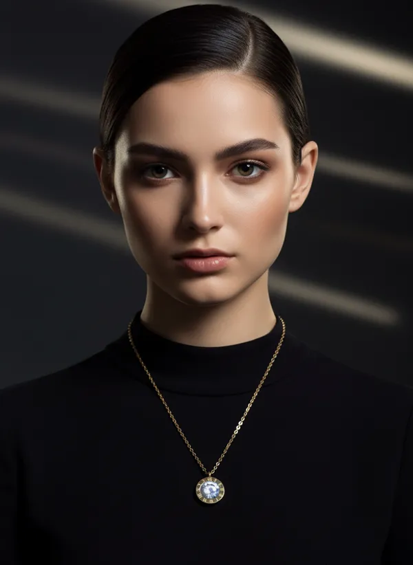 Timeless_Roman_Numeral_Lavender_Crystal_Chain