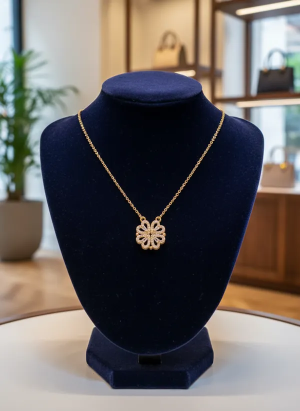 Golden_Radiant_Sparkling_Four-Leaf_Clover_Chain