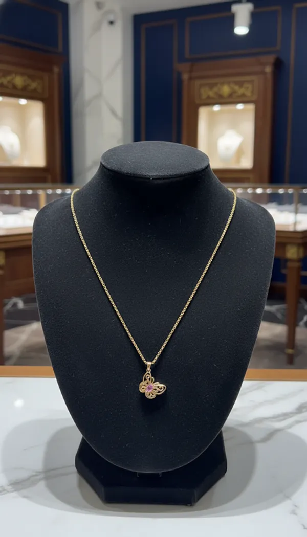 Golden_Flutter_Butterfly_Pendant_Chain