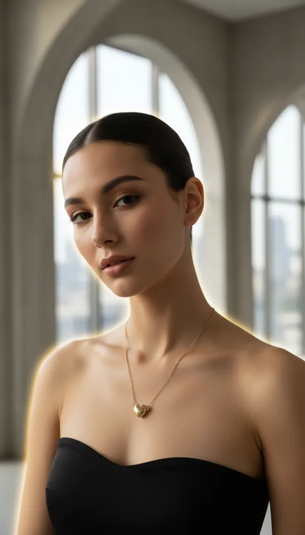 Golden_Heart_Charm_Dainty_Chain