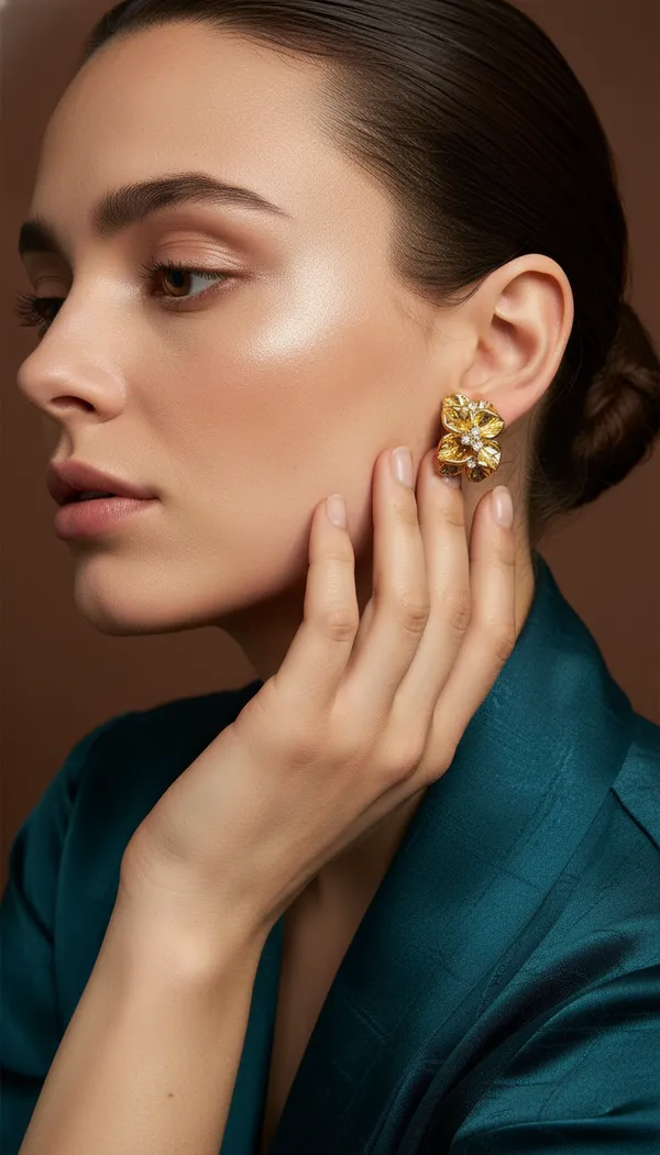 Elegant_Anti-Tarnish_Gold_Floral_Stud_Earrings_with_CZ_Accents