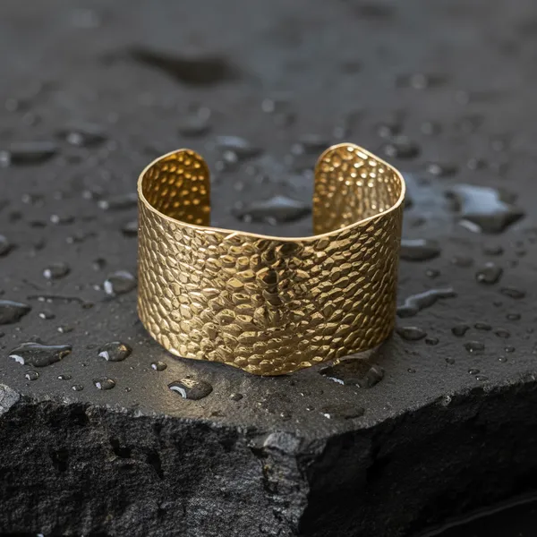 Lustrous_Gold_Textured_Hammered_Cuff_Bracelet_Anti-Tarnish_Statement_Jewelry