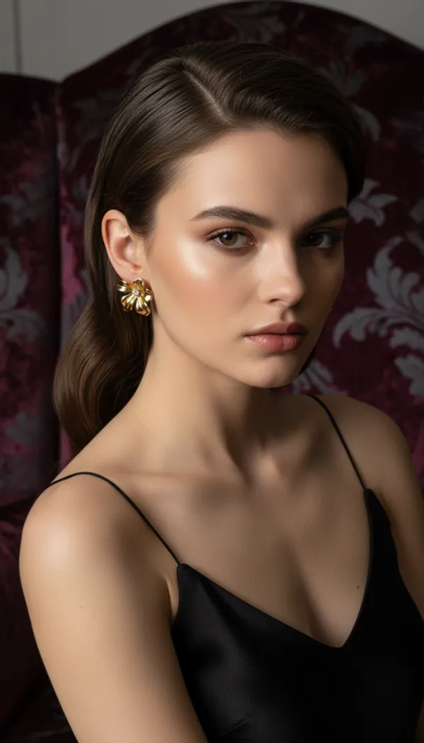 Golden_Petal_Earrings