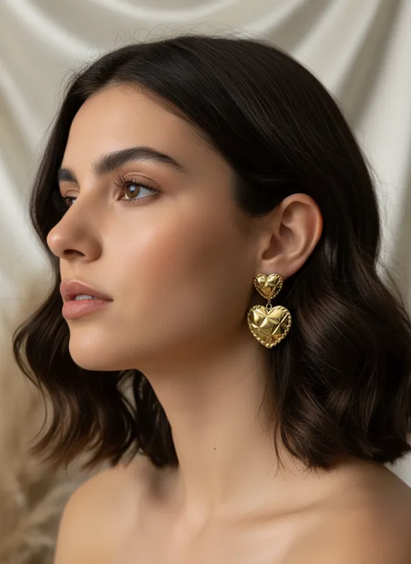 Vintage-Inspired_Quilted_Gold_Heart_Statement_Earrings