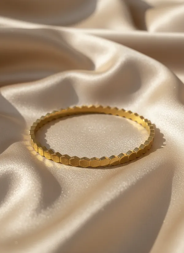 Golden_Hexagon_Link_Bracelet
