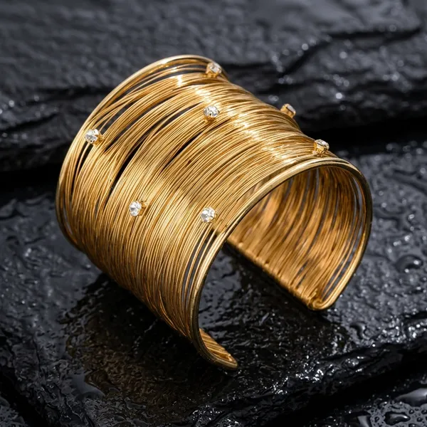 Gold_Multi_Strand_Wire_Cuff_Bracelet_with_Crystals
