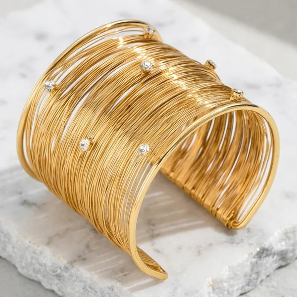 Gold_Multi_Strand_Wire_Cuff_Bracelet_with_Crystals