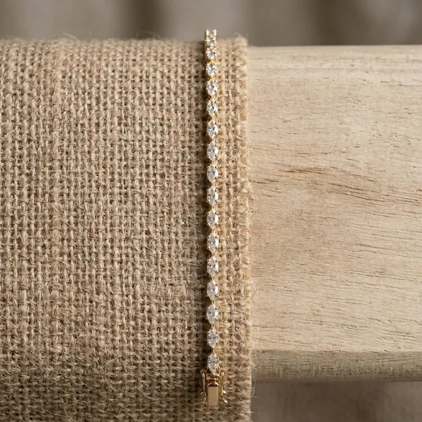Gold_Plated_Fine_Tennis_Sapphire_Bracelets