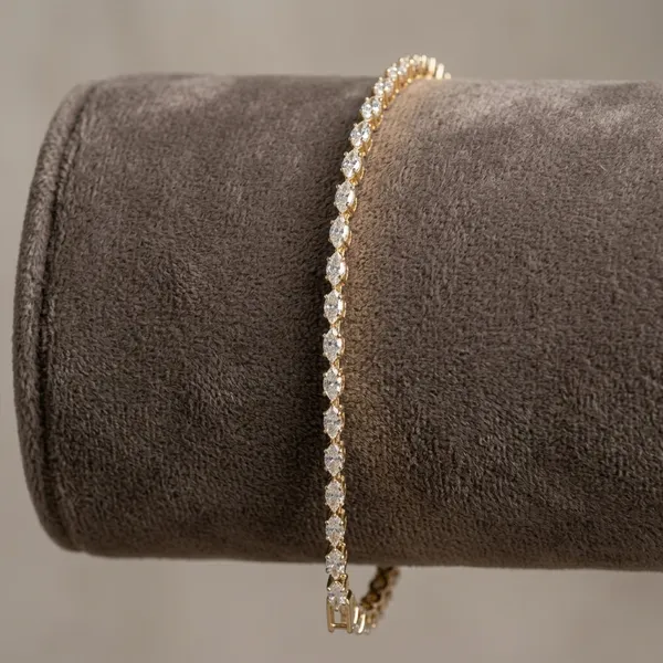 Gold_Plated_Fine_Tennis_Sapphire_Bracelets