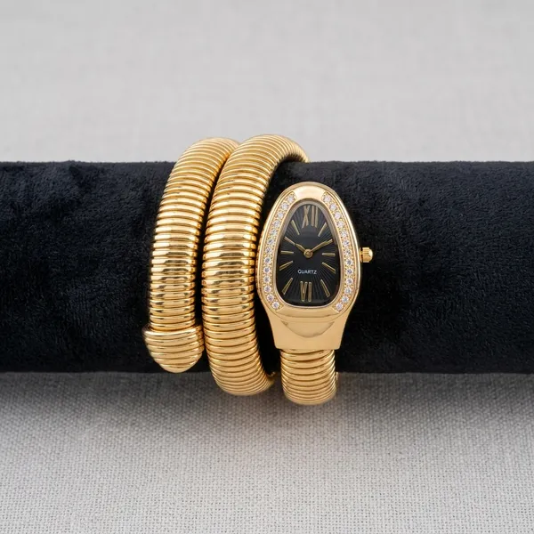 Gold_tone_Bracelet_Serpentine_Watch